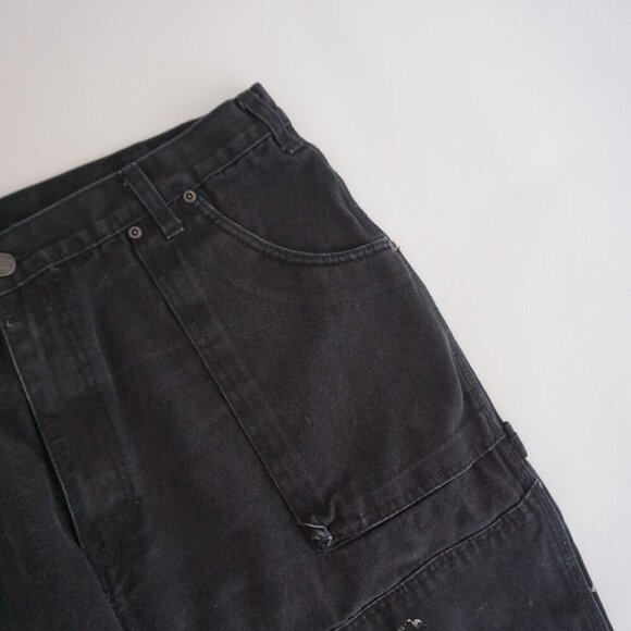 Dickies Black Heavyweight Cotton Double Knee Painter Carpenter Pants Size 38X30 - Picture 8 of 13